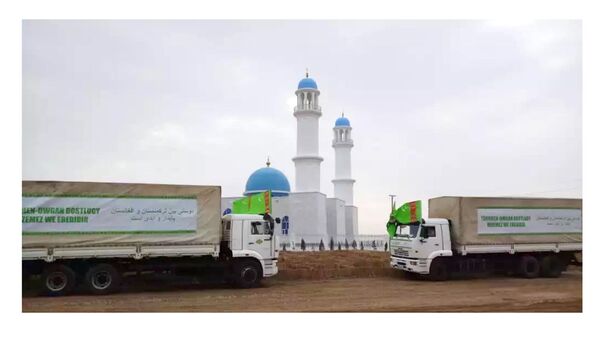 یک مسجد در ولسوالی اندخوى با کمک مالی ترکمنستان ساخته شد - اسپوتنیک افغانستان  