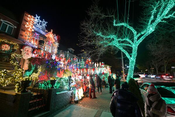 تزیینات کریسمس و سال نو در نیویورک - اسپوتنیک افغانستان  