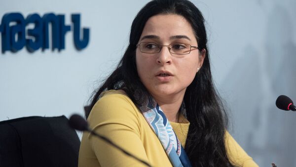 آنا نقدالعلیان سخنگوی وزارت امور خارجه ارمنستان  - اسپوتنیک افغانستان  
