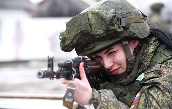 مسابقه زیبایی نظامیان زن  در روسیه - اسپوتنیک افغانستان  