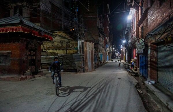 شهر کاتماندو-  نپال در محدودیت های کرونایی - اسپوتنیک افغانستان  
