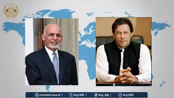 گفتگوی تلفنی رئیس جمهور غنی با نخست وزیر پاکستان