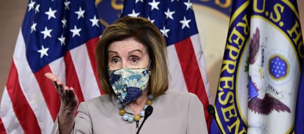 نانسی پلوسی: از موهای ترامپ می گیرم و از کاخ سفید بیرونش می کنم نانسی پلوسی: از موهای ترامپ می گیرم و از کاخ سفید بیرونش می کنم - اسپوتنیک افغانستان