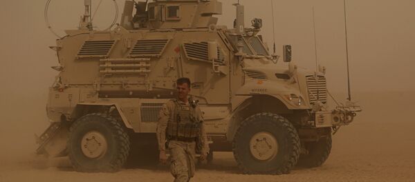 نابود شدن یک کاروان لجستیک نیروهای امریکایی در عراق  نابود شدن یک کاروان لجستیک نیروهای امریکایی در عراق  - اسپوتنیک افغانستان