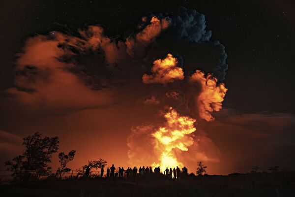 فوران آتشفشان Kilauea در هاوایی - اسپوتنیک افغانستان  