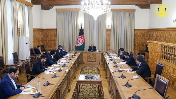 غنی با هیات مذاکره کنندۀ هشتمین نشست اپتیکا، دیدار کرد - اسپوتنیک افغانستان  