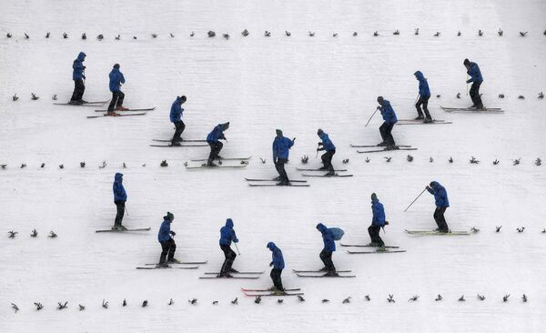 جالب ترین عکس هفته/اسکی بازی در آلمان
 - اسپوتنیک افغانستان  