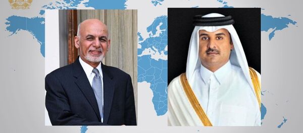 آتش بس فوری محور گفتگوی تلفنی غنی و امیر قطر - اسپوتنیک افغانستان  