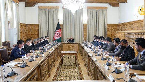 پشتیبانی معاون نخست وزیر ترکمنستان از روند صلح افغانستان در دیدار با اشرف غنی  - اسپوتنیک افغانستان  