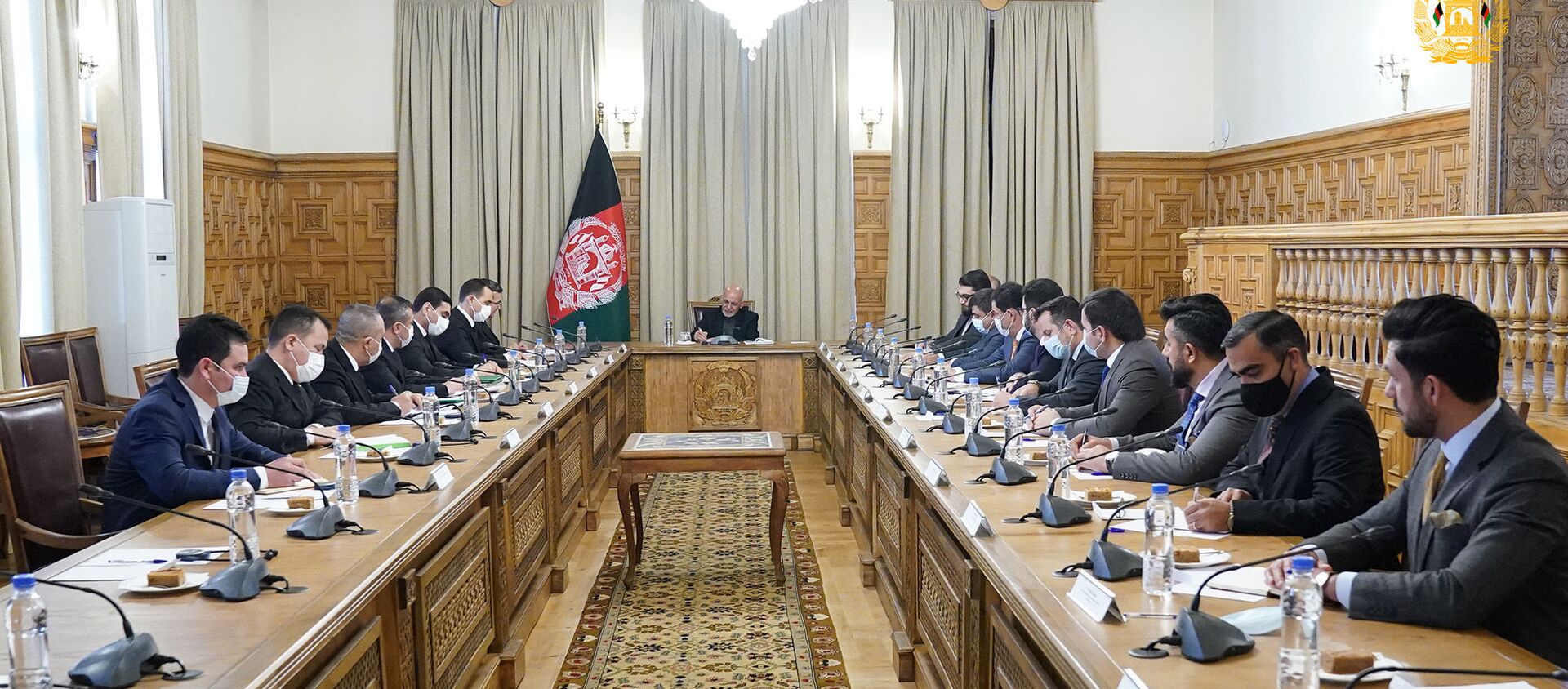 پشتیبانی معاون نخست وزیر ترکمنستان از روند صلح افغانستان در دیدار با اشرف غنی  - اسپوتنیک افغانستان  , 1920, 09.01.2021
