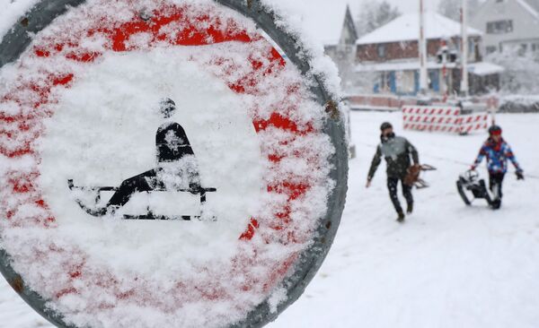 برف در زوریخ - اسپوتنیک افغانستان  