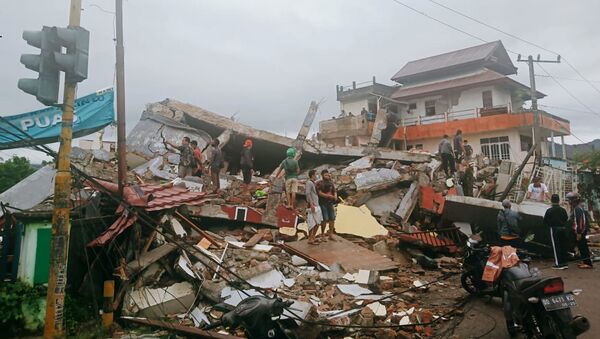 خسارات بجامانده زلزله در اندونزیا - اسپوتنیک افغانستان  