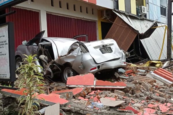 خسارات بجامانده زلزله در اندونزیا - اسپوتنیک افغانستان  