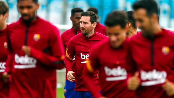 First workout of the day Lionel Messi - اسپوتنیک افغانستان  