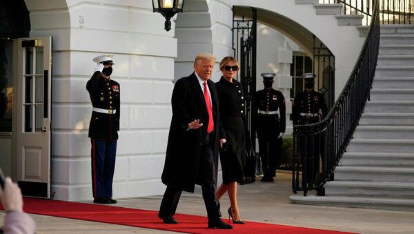 ترامپ در کاخ سفید برای بایدن نامه گذاشت - اسپوتنیک افغانستان  
