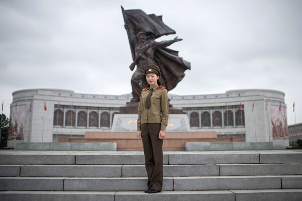 نظامی زن از ارتش کوریای جنوبی - اسپوتنیک افغانستان  