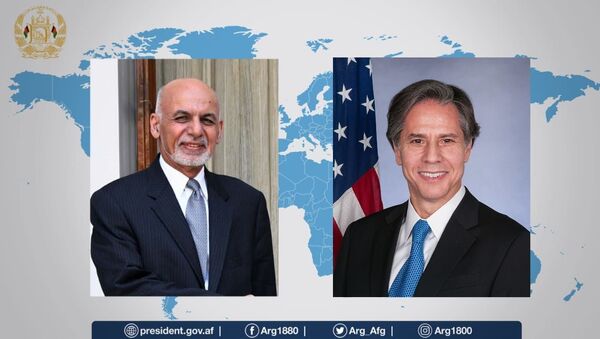 وزیر خارجه امریکا با اشرف غنی تلفنی صحبت کرد - اسپوتنیک افغانستان  