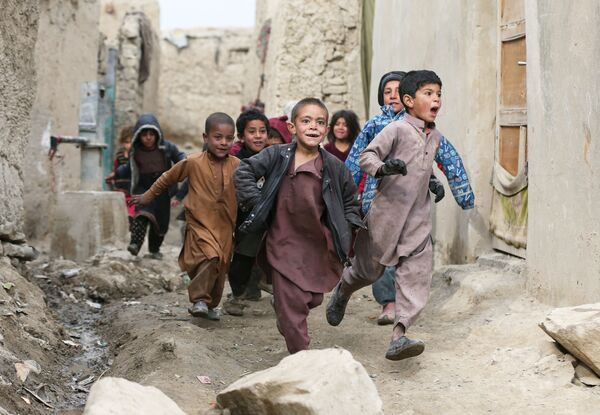 کودکان در افغانستان هنگام بازی. - اسپوتنیک افغانستان  
