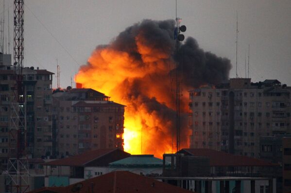 خسارات حمله هوایی اسرائیل در غزه - اسپوتنیک افغانستان  