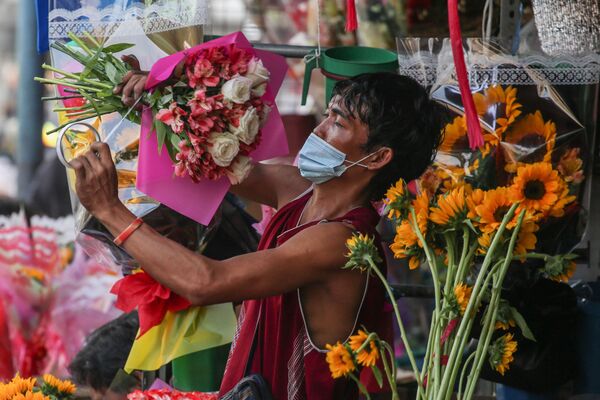 گل فروش در مانیل - اسپوتنیک افغانستان  