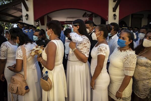 عروسی دسته‌جمعی، در نیکاراگوا. - اسپوتنیک افغانستان  