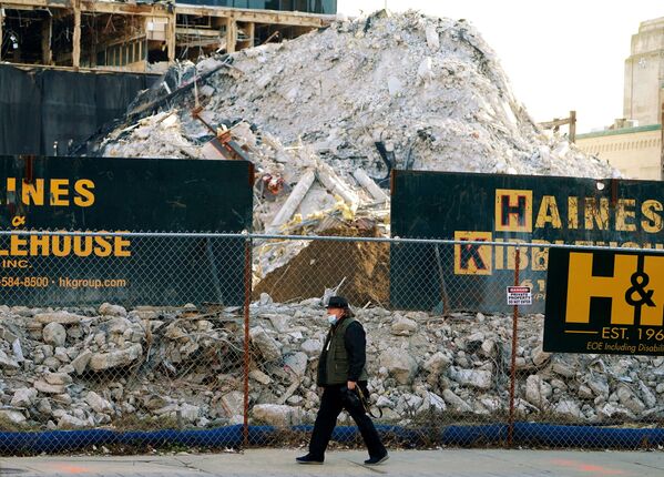 تخریب هوتل و کازینوی سابق ترامپ در آتلانتیک سیتی - اسپوتنیک افغانستان  