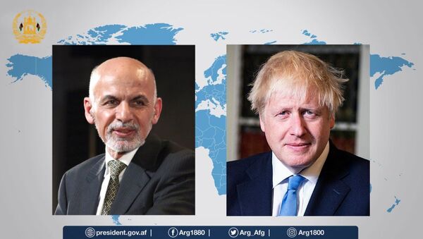 صلح افغانستان؛ محور گفتگوی تلفنی رئیس جمهور غنی با نخست وزیر انگلیس - اسپوتنیک افغانستان  