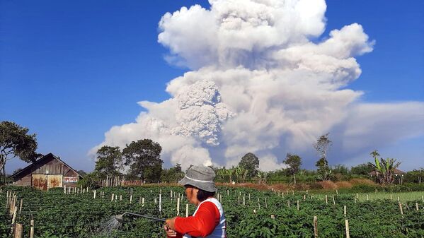 فوران آتشفشان سینابونگ اندونزی
 - اسپوتنیک افغانستان  