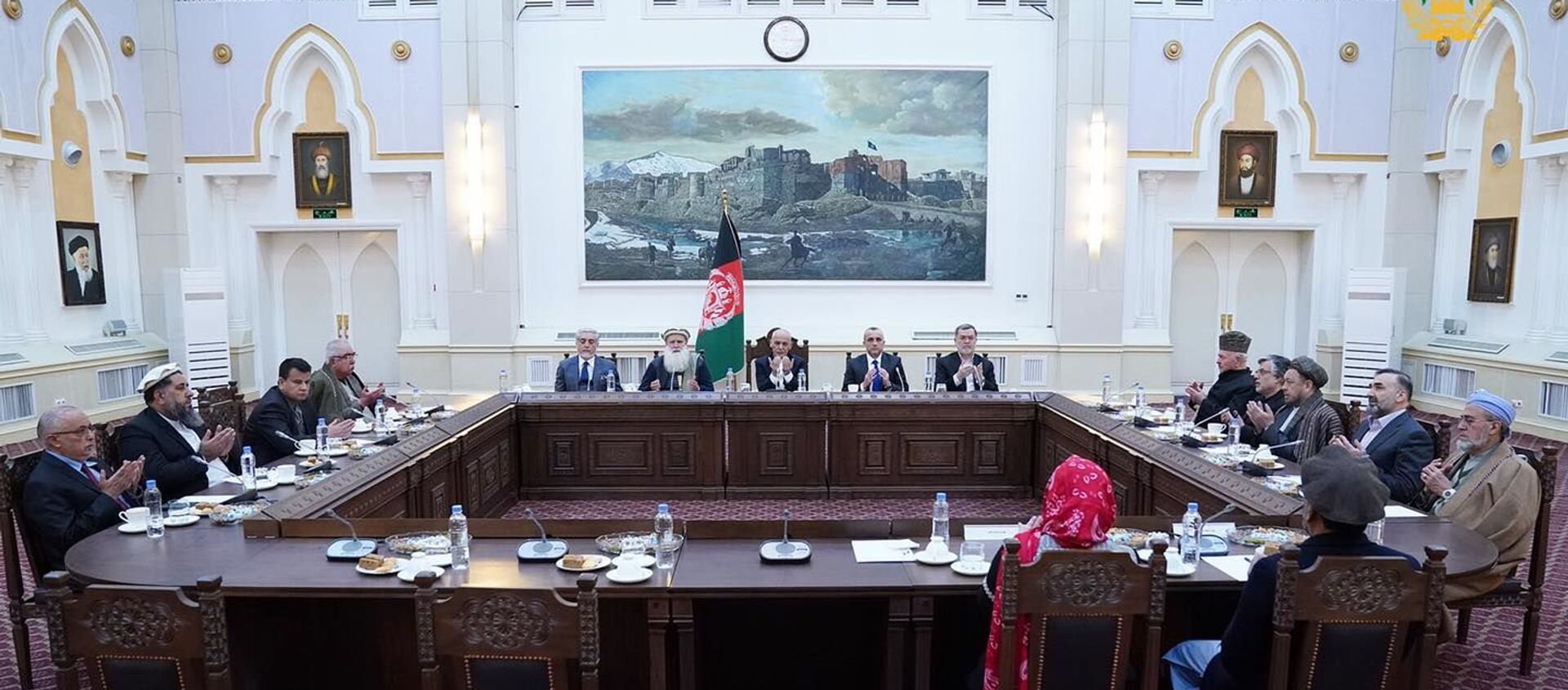 نشست مشورتی در رابطه به صلح؛ چهرهای سیاسی افغانستان باهم جمع شدند - اسپوتنیک افغانستان  , 1920, 10.03.2021