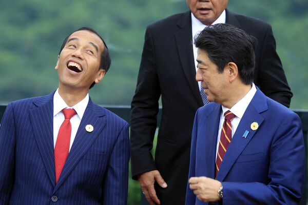 رئیس جمهور اندونزی و نخست وزیرجاپان. - اسپوتنیک افغانستان  