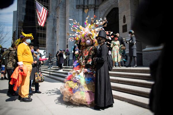 شرکت کننده رژه عید پاک در نیویورک. - اسپوتنیک افغانستان  
