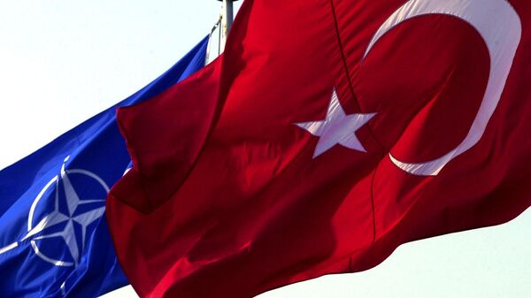 Флаги Турции и НАТО - اسپوتنیک افغانستان  