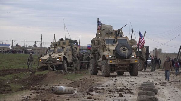 Американский конвой в Сирии - اسپوتنیک افغانستان  
