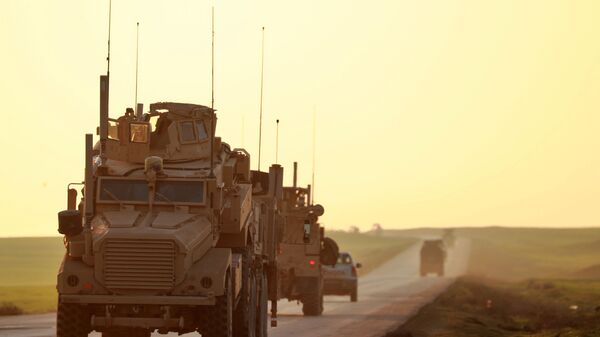 اعزام کاروان بزرگ نظامی آمریکا به سوریه - اسپوتنیک افغانستان  