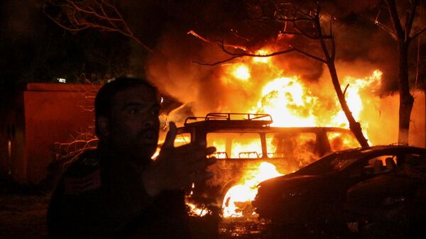 Полиция на месте взрыва у отеля в Пакистане - اسپوتنیک افغانستان  