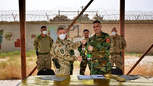 کمپ نظامی مایک‌ اِسپن به قول اردوی ۲۰۹ شاهین تسلیم داده شد - اسپوتنیک افغانستان  