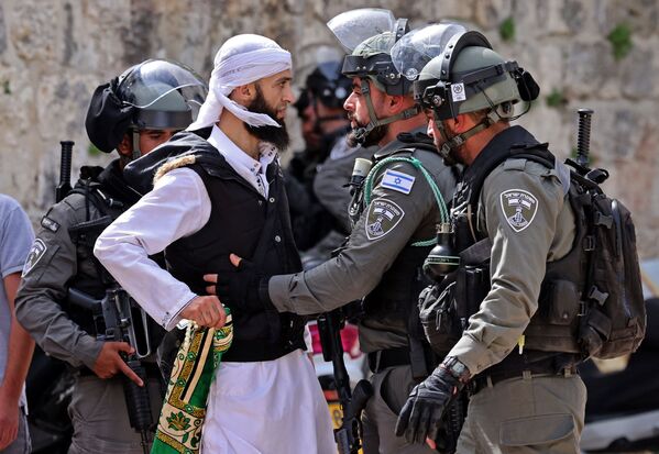 درگیری فلسطینی‌ها با پولیس اسرائیل در بیت المقدس - اسپوتنیک افغانستان  