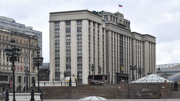 Манежная площадь и здание Государственной Думы РФ в Москве - اسپوتنیک افغانستان  