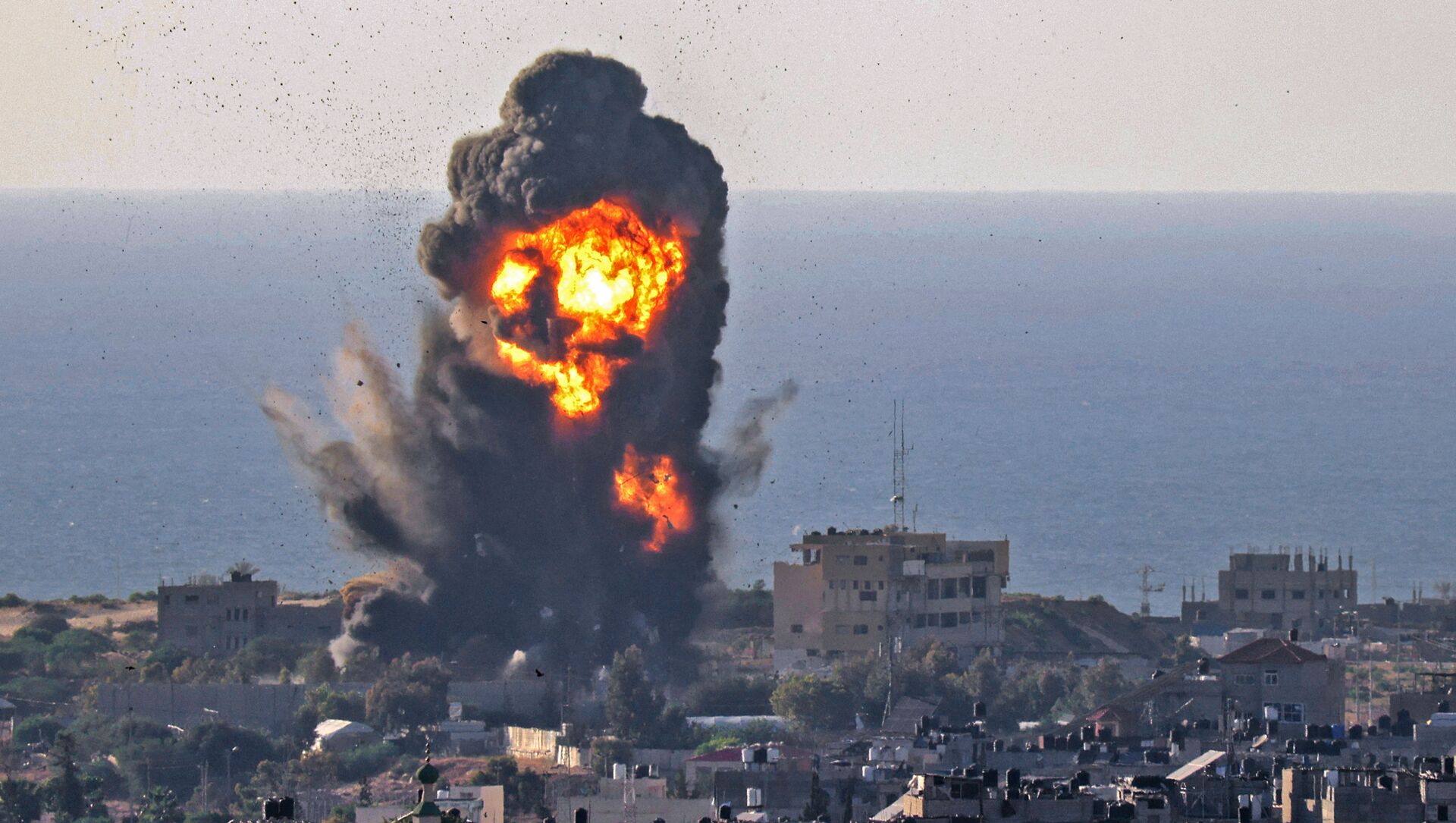 اسرائیل: بیش از 90 موضع در غزه را هدف قرار دادیم - اسپوتنیک افغانستان  , 1920, 16.05.2021