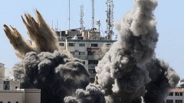  تلفات حملات هوایی اسرائیل به غزه افزایش یافته است - اسپوتنیک افغانستان  