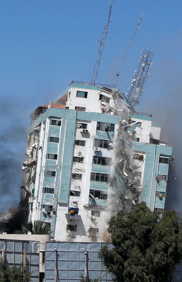 حمله اسرائیل به ساختمان شبکه الجزیره و خبرگزاری آسوشیتدپرس  - اسپوتنیک افغانستان  