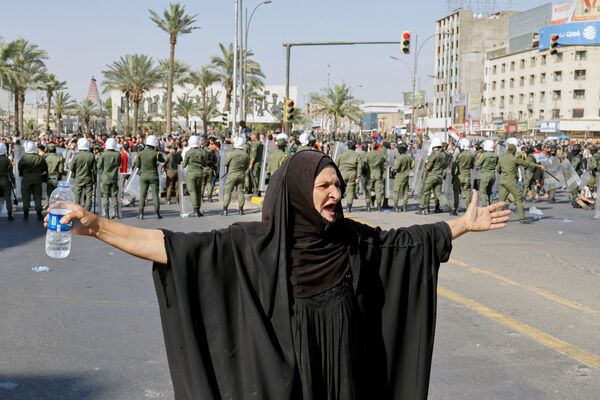  اعتراض ضد دولتی در بغداد. - اسپوتنیک افغانستان  