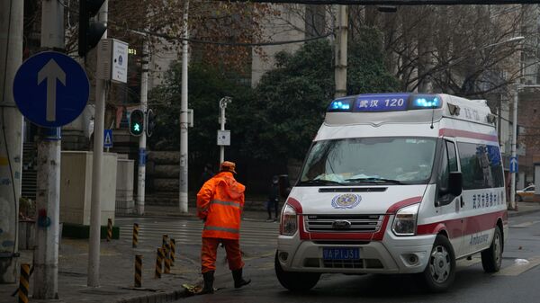 An ambulance in Wuhan, China - اسپوتنیک افغانستان  