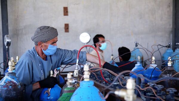 کرونا در افغانستان؛ شفاخانه‌ها با کمبود اکسیجن مواجه اند - اسپوتنیک افغانستان  