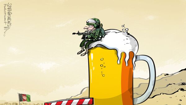 معضل هزاران لیتر آبجو و مشروبات الکلی ارتش آلمان در افغانستان - اسپوتنیک افغانستان  