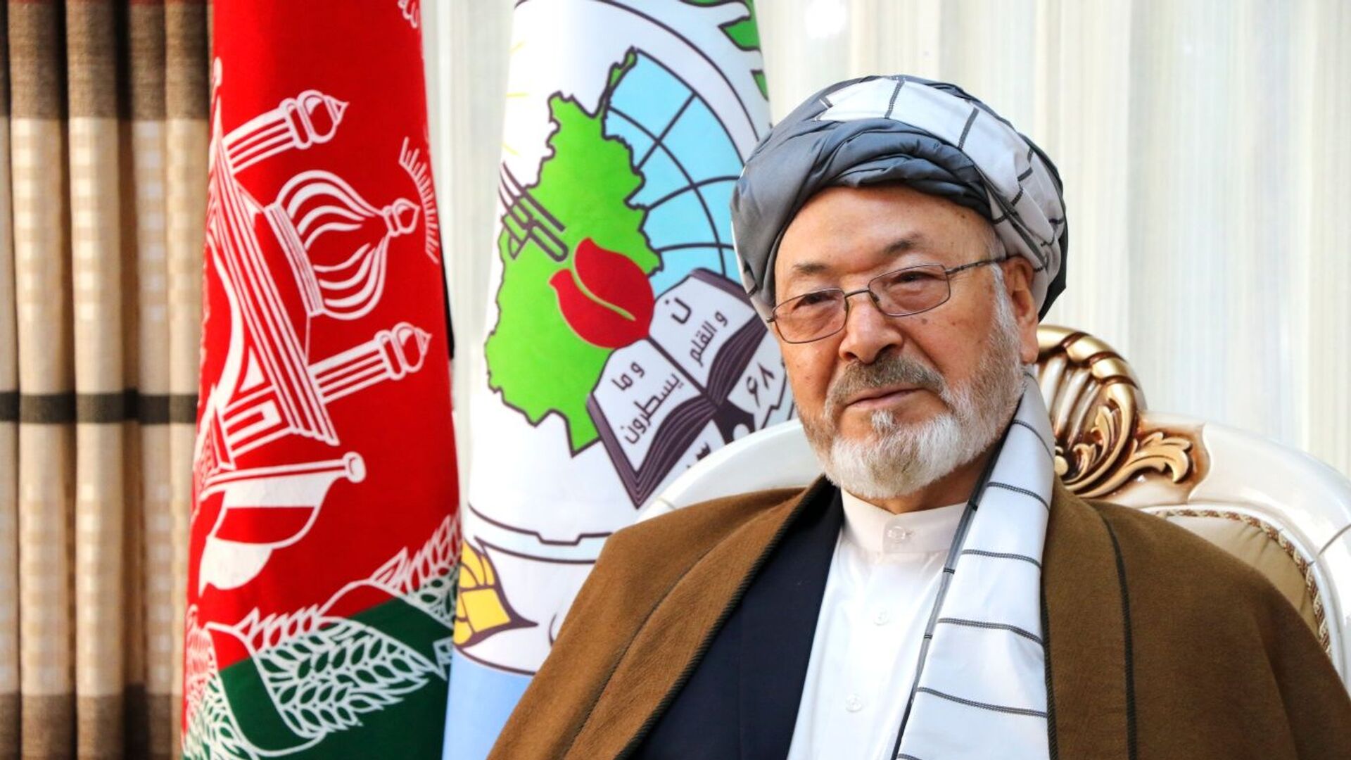 محمد کریم خلیلی، معاون پیشین رئیس‌جمهور افغانستان - اسپوتنیک افغانستان  , 1920, 02.05.2022