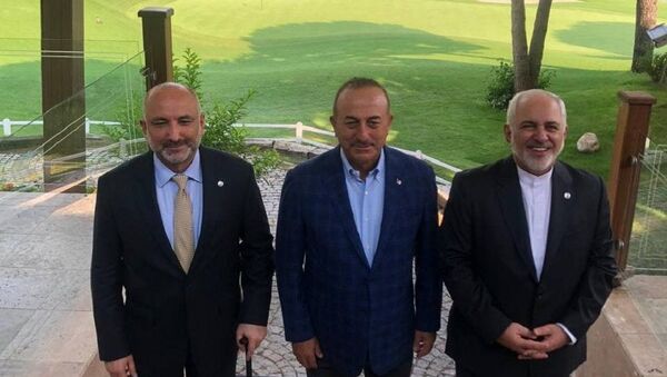 آغاز نشست سه جانبه وزرای خارجه ترکیه، افغانستان و ایران - اسپوتنیک افغانستان  