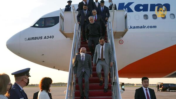 رئیس‌جمهور غنی وارد واشنگتن پایتخت امریکا شد - اسپوتنیک افغانستان  