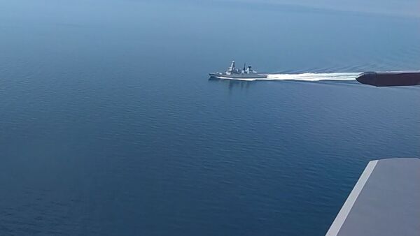 Эсминец Defender ВМС Великобритании в районе мыса Фиолент - اسپوتنیک افغانستان  