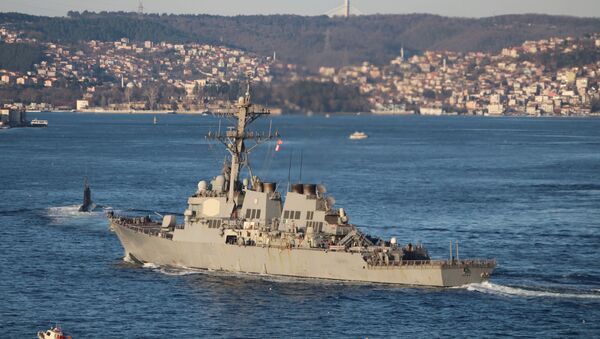 ناوشکن امریکایی USS Ross وارد دریای سیاه می شود - اسپوتنیک افغانستان  
